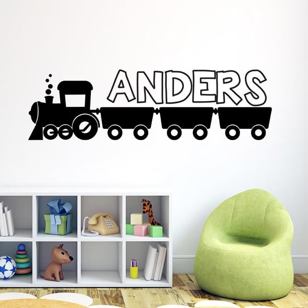 Tåg med namn (välj namn själv)