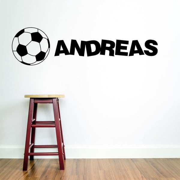 Fotboll med namn (välj namn själv)